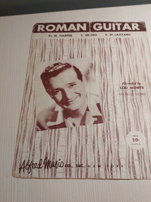 Alfred Music Roman Guitar παρτιτούρα για κιθάρα, έκδοση για τον Lou Monte