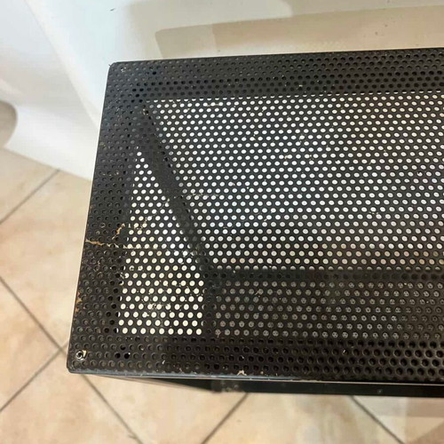 Metal Shelf with 2 Levels Used, Black 71x55x20 cm