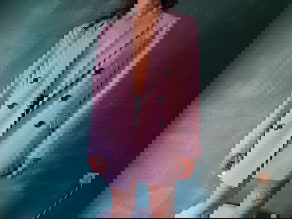 Λιλά σακάκι strativarius