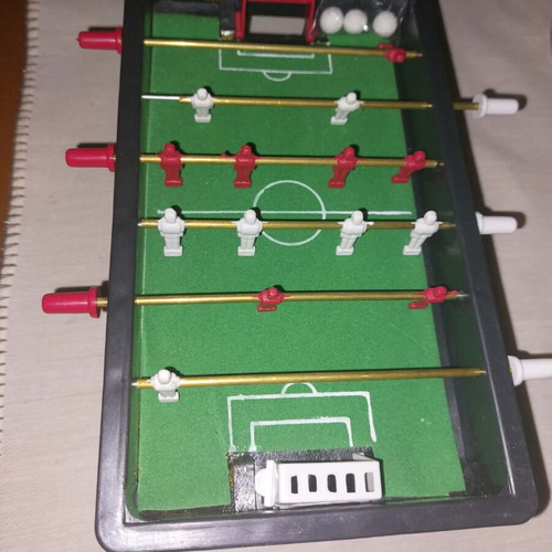 Mini foosball used