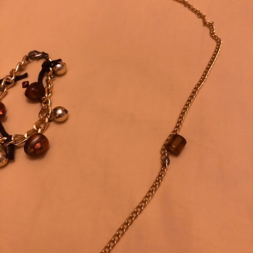 Necklace and bracelet like new, set of 2 pieces