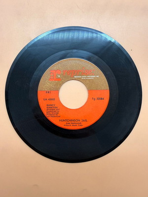 Nancy Sinatra Huntchinson Jail Friday's Child 7-inch vinyl used