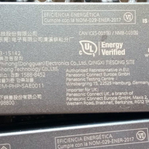 Panasonic SAE0011 power adapters for AG-UX90K camera, set of 2