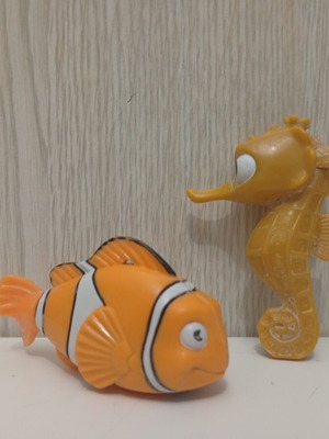 Finding Dory Nemo Figures used, Nemo and Seahorse