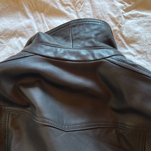 AllSaints Elora Women’s Leather Biker Jacket like new, black, size L