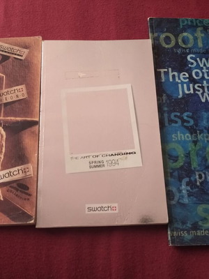 Swatch Catalogues 93-95 σαν καινούργια πακέτο