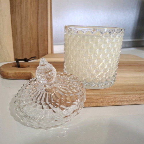 Scented Candle from Mount Athos New in Glass Container with Lid