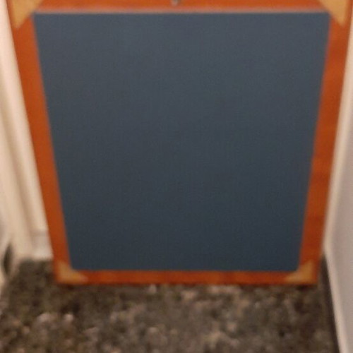 Wall mirror used, wooden, 80x70 cm