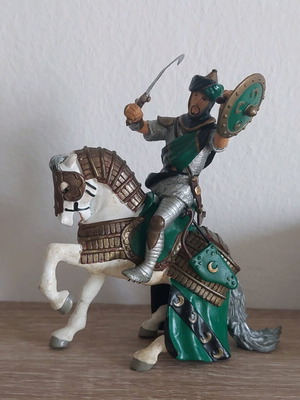 Knight with horse used collectible miniatures