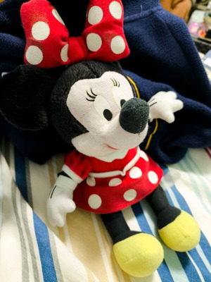 Minnie Mouse plush doll used