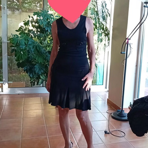 Drop Waist Little Black Dress Just D'Orange Paris, like new, size S