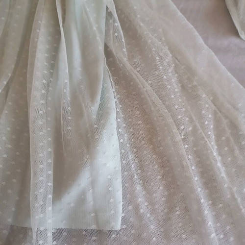 Fairy dress polka dot with tulle and embroidered details, like new, size S
