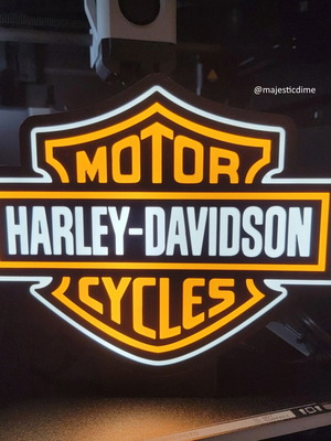 Lightbox Harley Davidson with USB, like new