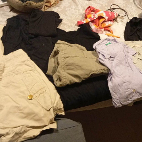 Γυναικεία ρούχα μέγεθος Medium σαν καινούργια, πακέτο με Benetton, Naf-Naf, Onyx