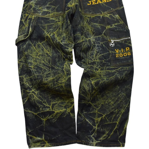Vitor & Son Baggy Cargo Jeans Acid Wash vintage Y2K used