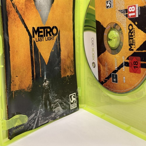 Metro Last Light Xbox 360 game used