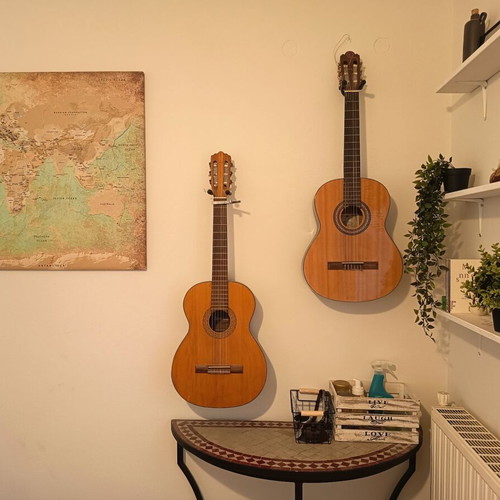 Chateau C08/09/DG acoustic guitar used with wall mount and floor stand