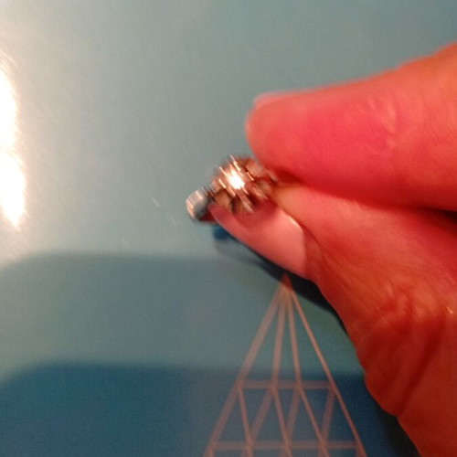 Diamond Solitaire Ring K18 White Gold, like new