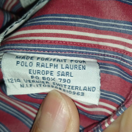 Ralph Lauren Polo striped shirt size XL like new
