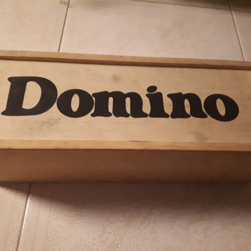 Wooden Domino used, complete set