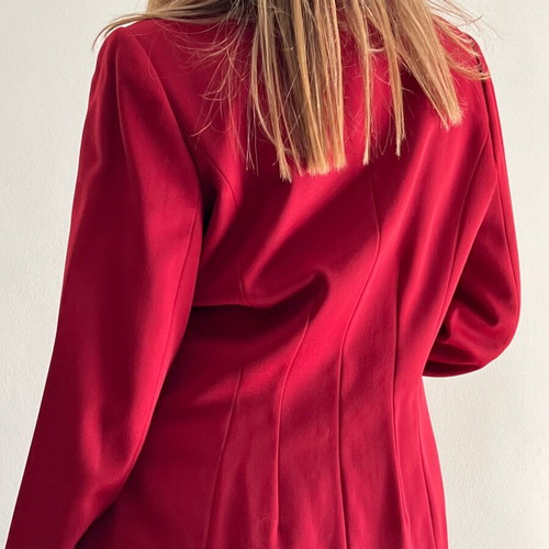 Cacharel jacket like new, burgundy, pure virgin wool