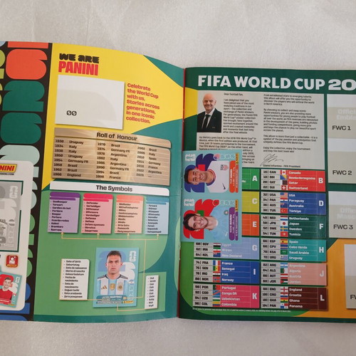 Άλμπουμ Fifa World Cup 2026 Panini καινούργιο, άδειο