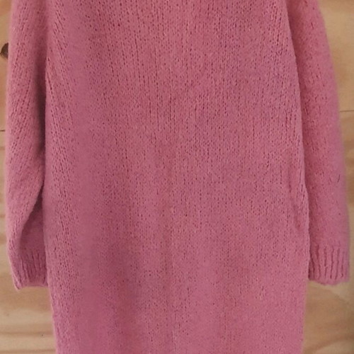 Pink cardigan like new, size One Size