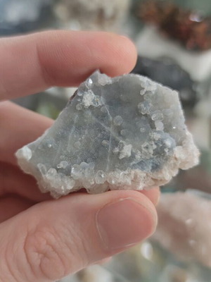 Chalcedony - quartz new double mineral specimen from Bulgaria