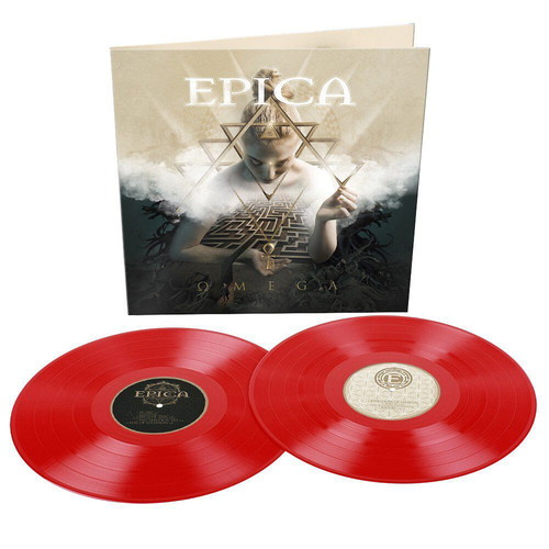 Epica Omega 2LP red vinyl, brand new, 2021 limited edition