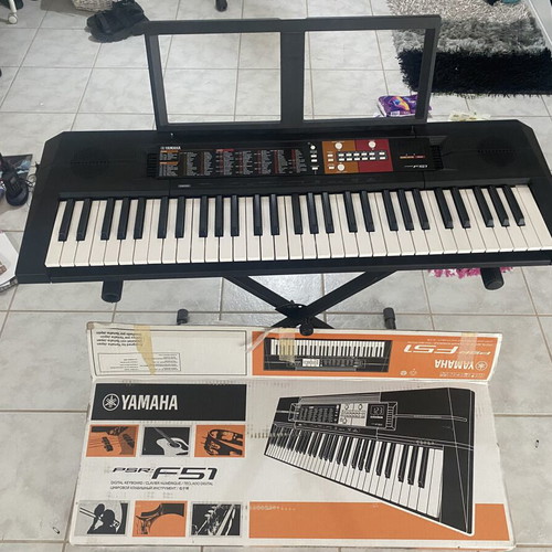 Yamaha PSR-F51 portable electric keyboard with 61 keys