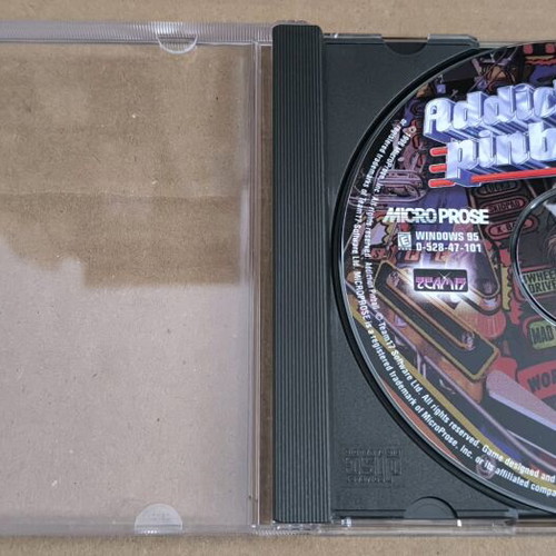 Addiction Pinball PC CD-ROM like new, Big Box