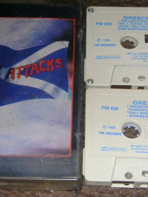 Greece Attacks 2 κασέτες μεταχειρισμένες, metal είδος
