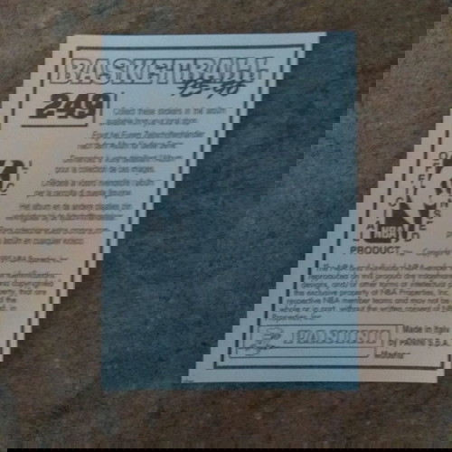 Αυτοκόλλητο Panini NBA Basketball '95-'96 Νο249 καινούργιο