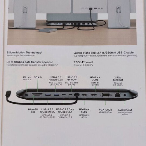 Belkin Connect USB-C 11-in-1 Pro Dock new, multiport docking station