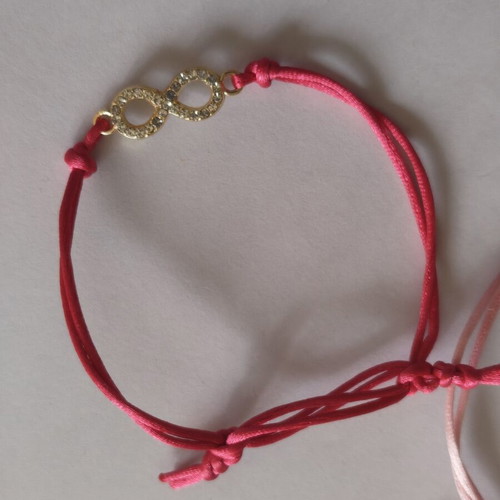 Regulative pink duo set bracelets new, mother and child gift
