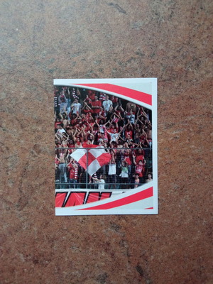 Panini Superleague Ελλάδα 2011 αυτοκόλλητο Νο 393 κερκίδα Ολυμπιακού Βόλου