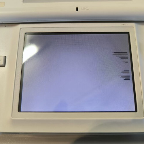 Nintendo DS Lite white used for repair or spare parts