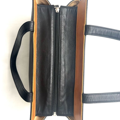 Connolly black leather tote bag used