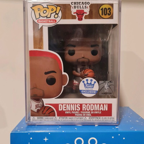 Funko Pop Basketball NBA Chicago Bulls #103 Dennis Rodman new with Mini Backpack