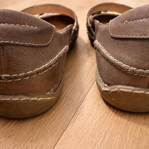 Heavenly Soles women's leather shoes used, size 37, brown ballerinas