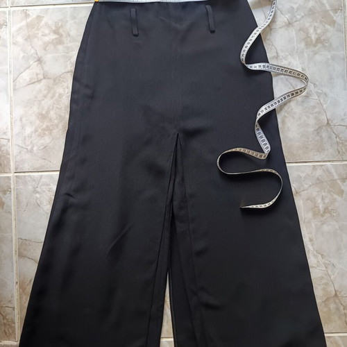 Guzella winter pants skirt, black, size M