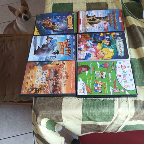 Παιδικά DVD μεταγλωττισμένα, πακέτο έξι, σαν καινούργια