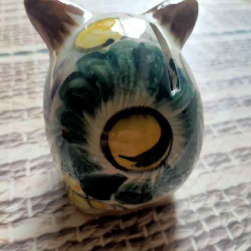 Decorative ceramic pig figurine