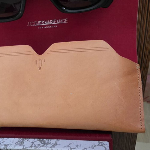 Jaques Marie Mage collectible sunglasses with red lenses
