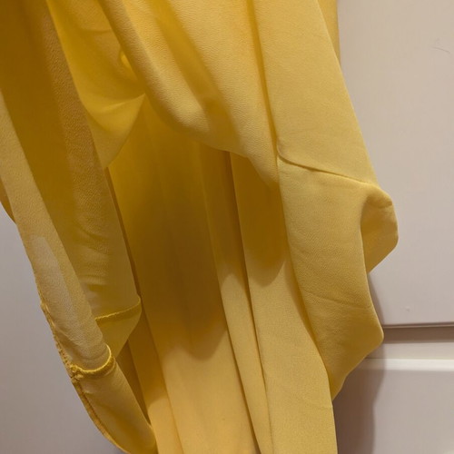 Bill Cost dress XL new, yellow with lining and slip