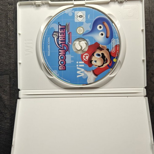 Boom Street Nintendo Wii game used with Mario and Dragon Quest characters