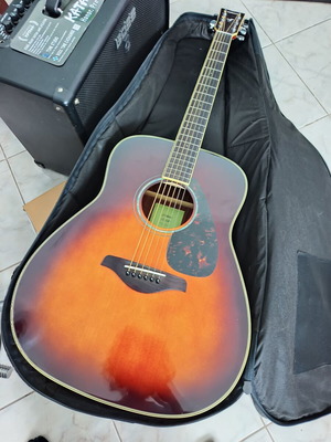 Yamaha FG830 Tobacco Brown Sunburst ακουστική κιθάρα σαν καινούργια