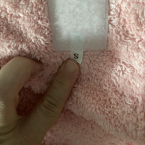 Pet bathrobe size small like new
