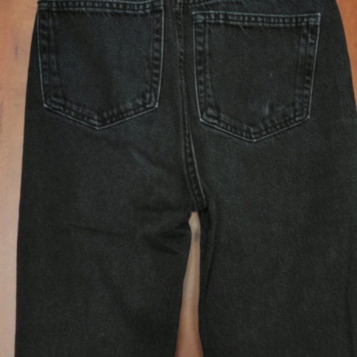 Bershka Mom Fit women's high-waisted jeans like new, black