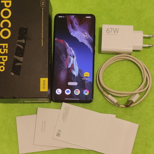 POCO F5 Pro Black 5G smartphone 12GB RAM 512GB storage
